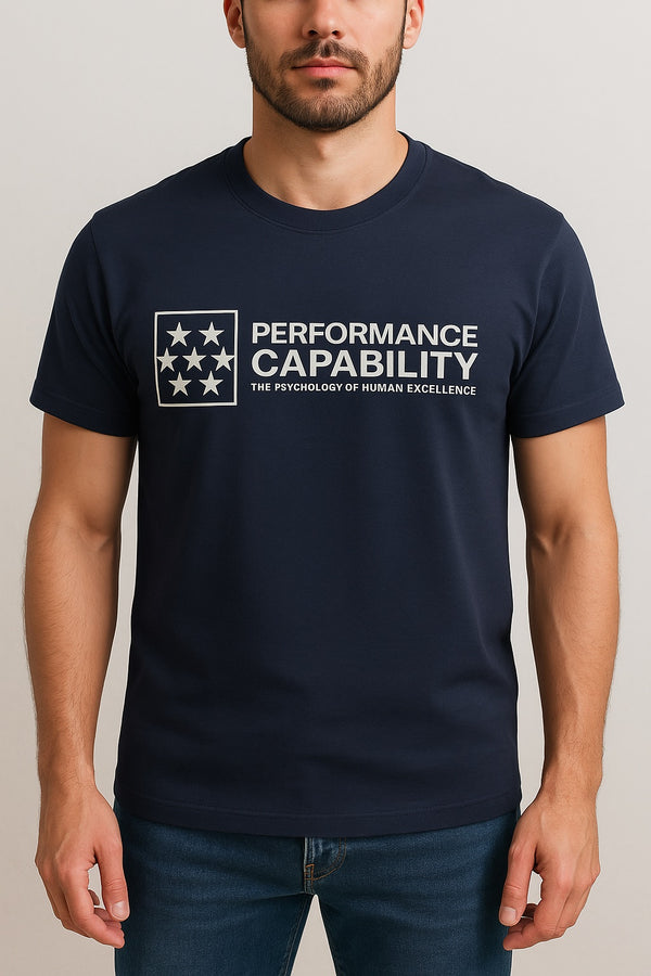 Men's Navy 'Performance Capability' Tee by Performance Capability