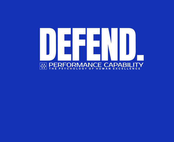 Men's Short Sleeved 'Defend' T Shirt by Performance Capability