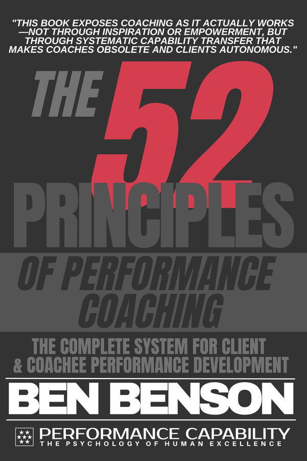 52 Principles of Performance Coaching