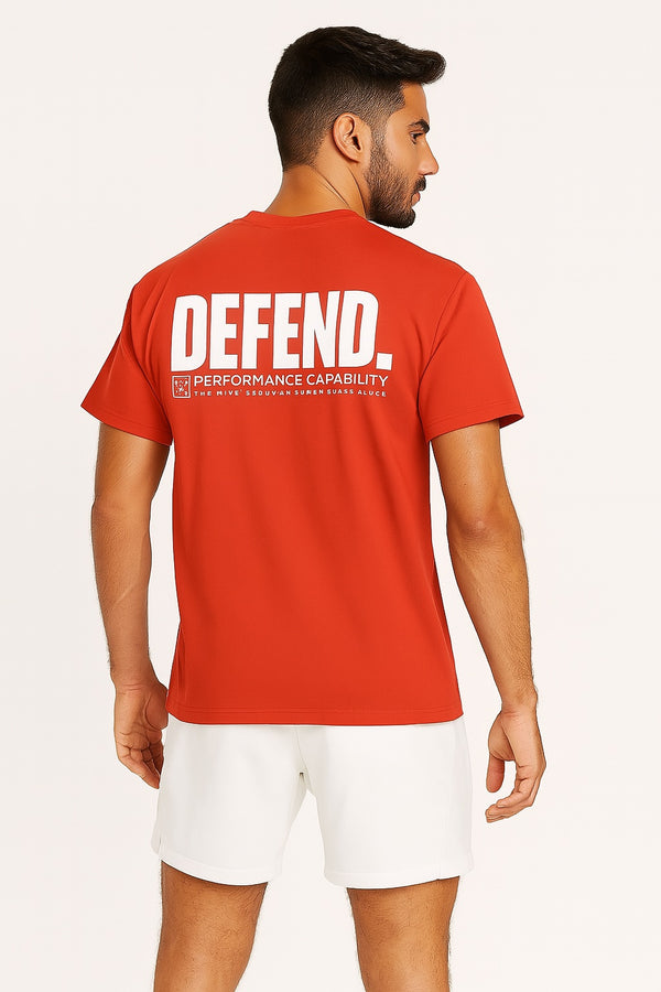 Men's Short Sleeved 'Defend' T Shirt by Performance Capability