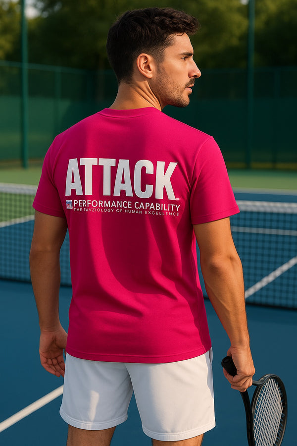 Men's Short Sleeved 'Attack' T Shirt by Performance Capability