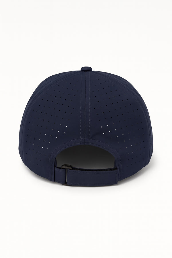 Men's Structured Golf/Tennis Cap Navy Blue by Performance Capability