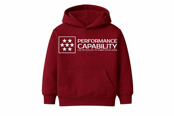Kids Court Hoodie Maroon