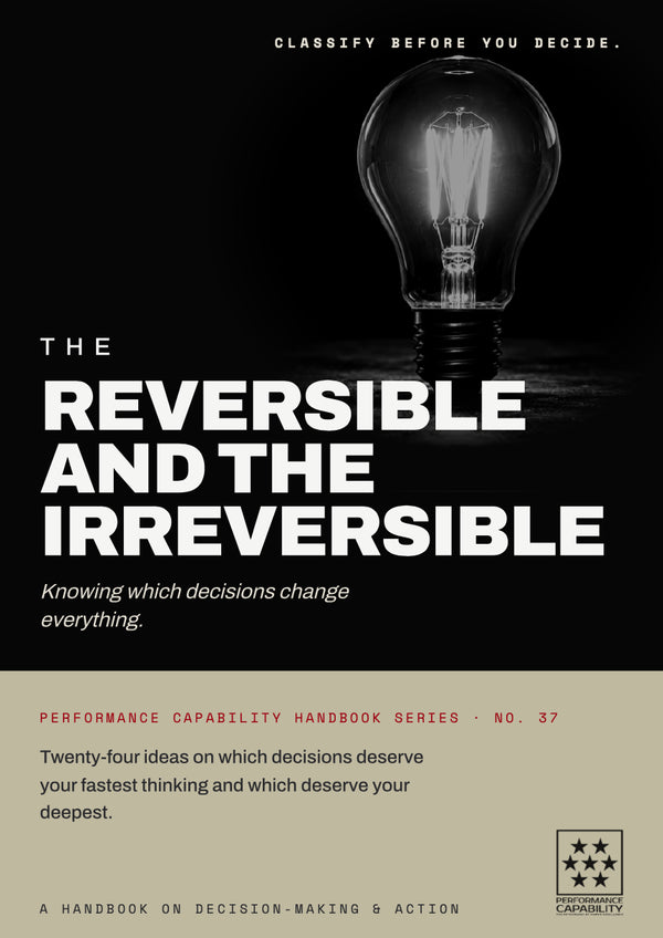 Reversible Decisions handbook cover