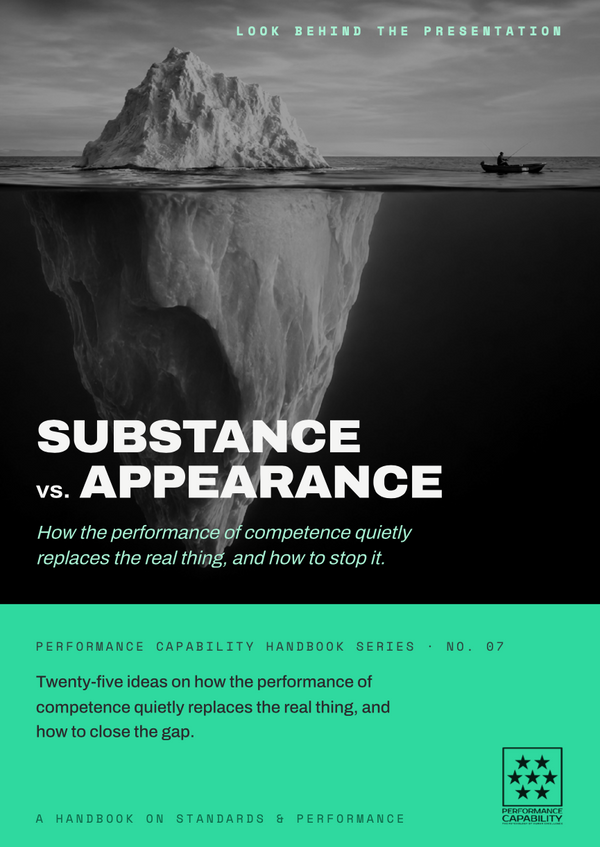 Substance vs. Appearance