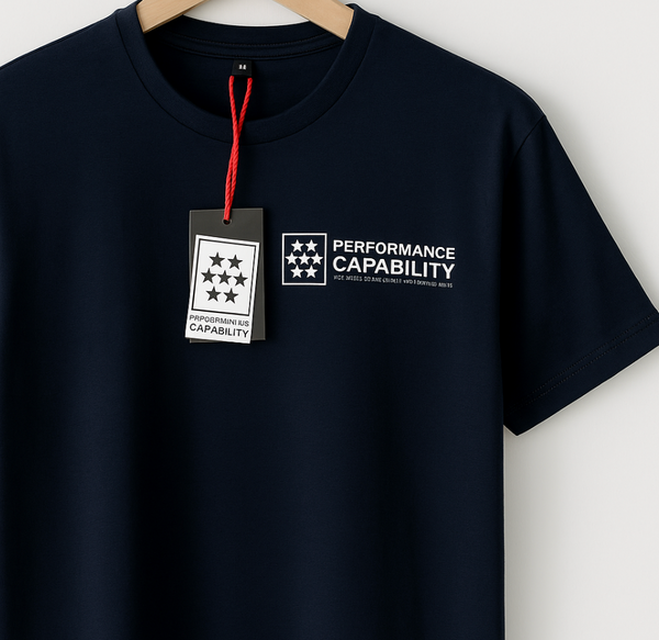Men's Navy 'Performance Coach' Tee by Performance Capability
