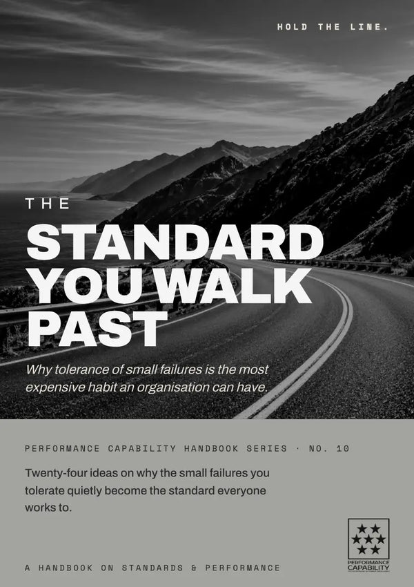 The Standard You Walk Past handbook cover