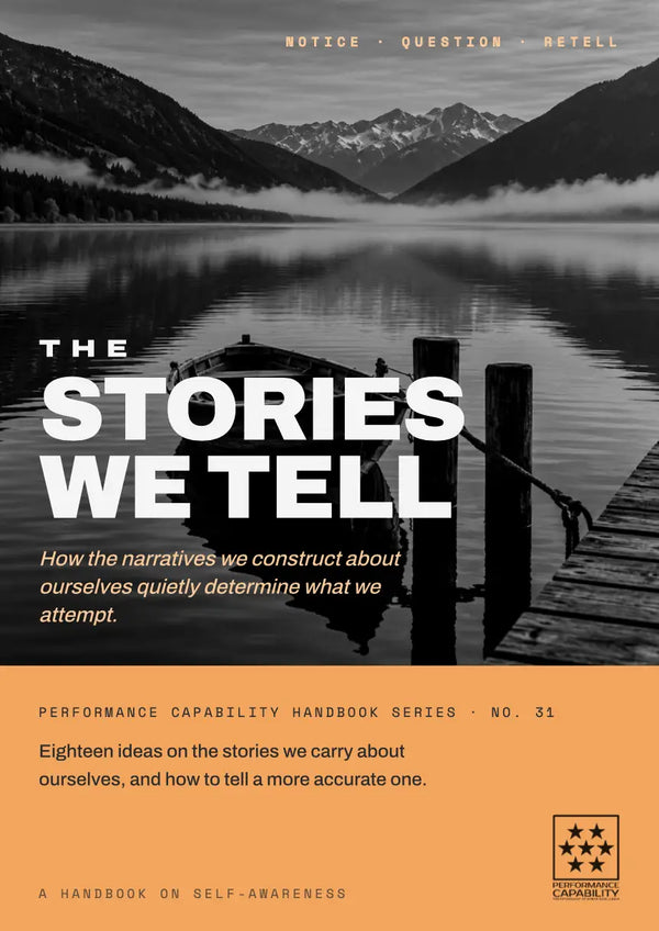 The Stories We Tell handbook cover