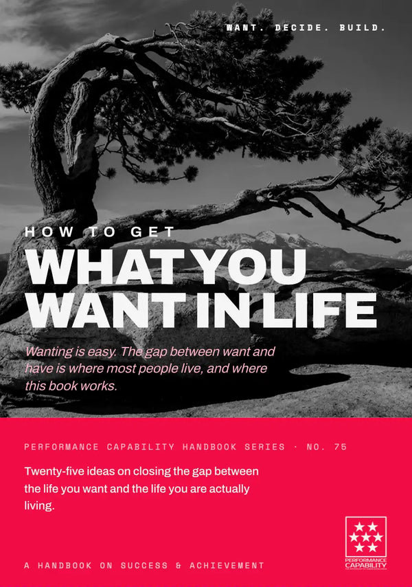 What You Want in Life handbook cover