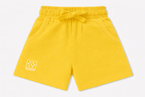 Kids Court Shorts Yellow