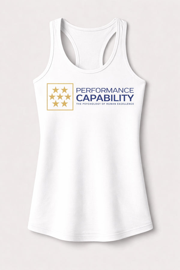 Womens Evoke Tank Top White/Blue/Yellow