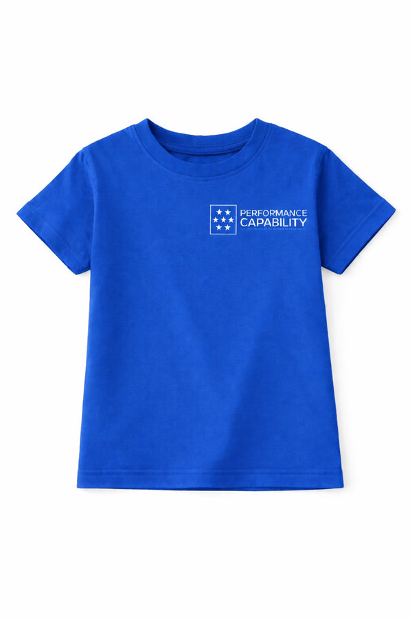 Kids Superstar Short Sleeved Tee Blue