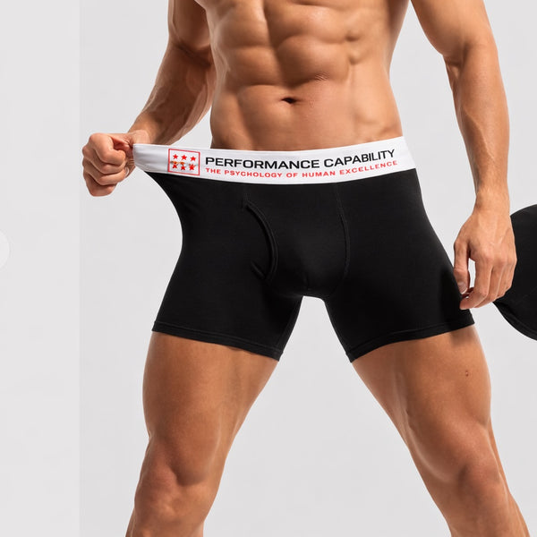 Mens Axiom Trunks Black/White