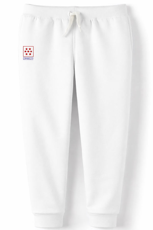 Kids Court Joggers/Bottoms White