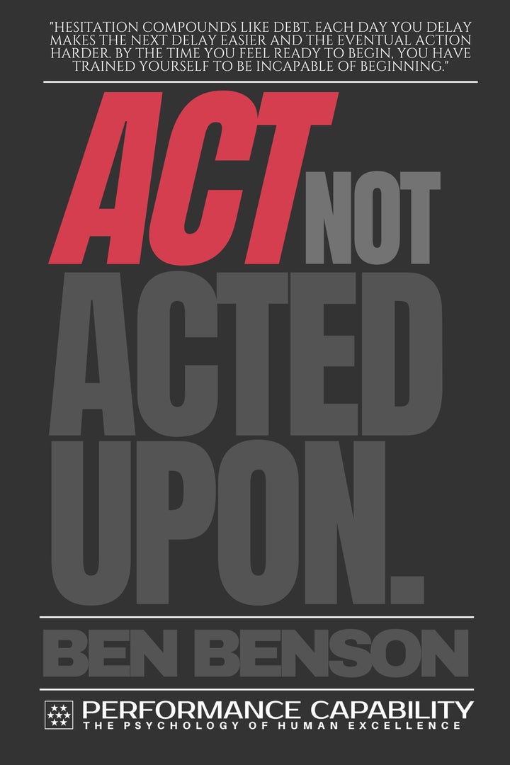 Act, Not Acted Upon