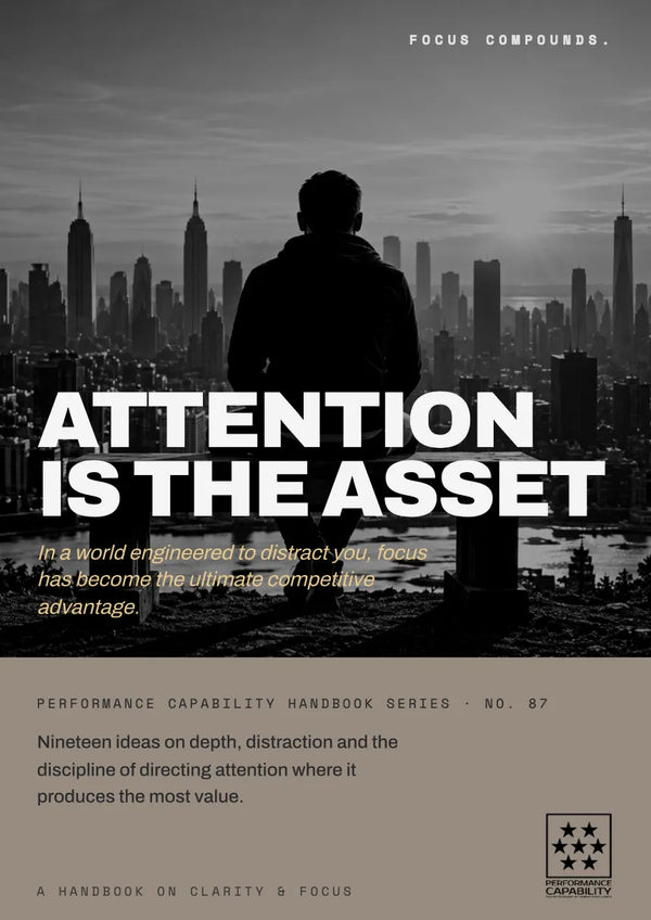Attention Is the Asset handbook cover