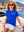 Kids Superstar Short Sleeved Tee Blue
