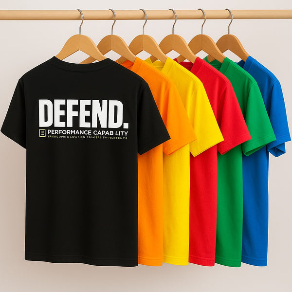 Men's Short Sleeved 'Defend' T Shirt by Performance Capability