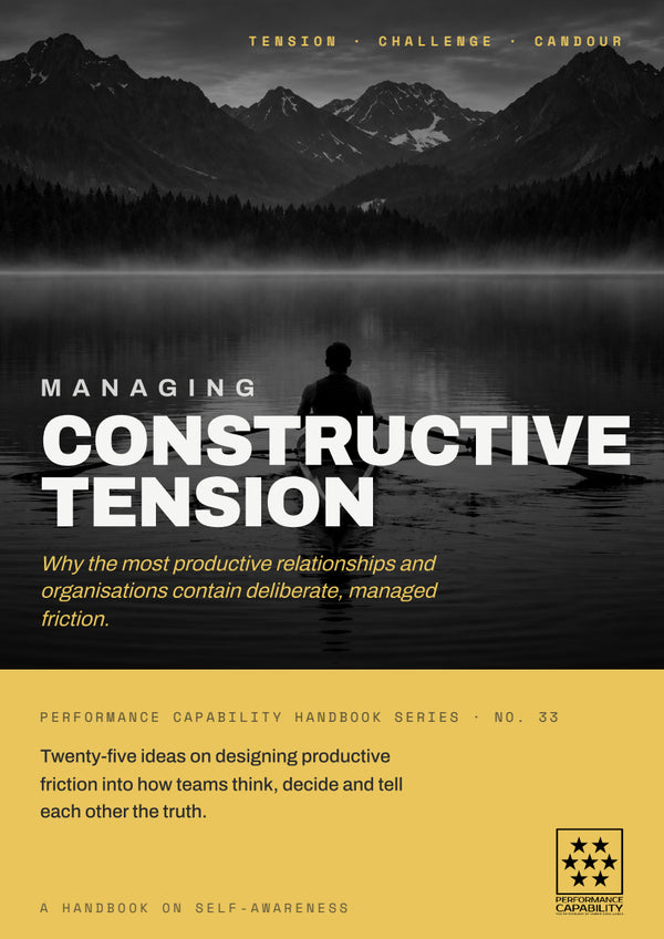 Constructive Tension Performance handbook cover