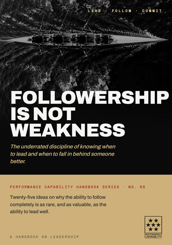 Followerships in Motion handbook cover