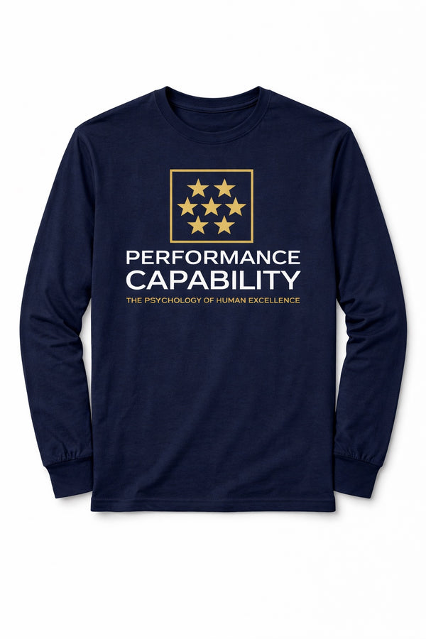 Mens Long Sleeve Icon II Tee Navy