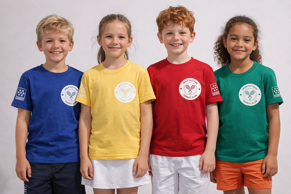 Kids Club T Shirt for Ingatestone Tennis Club