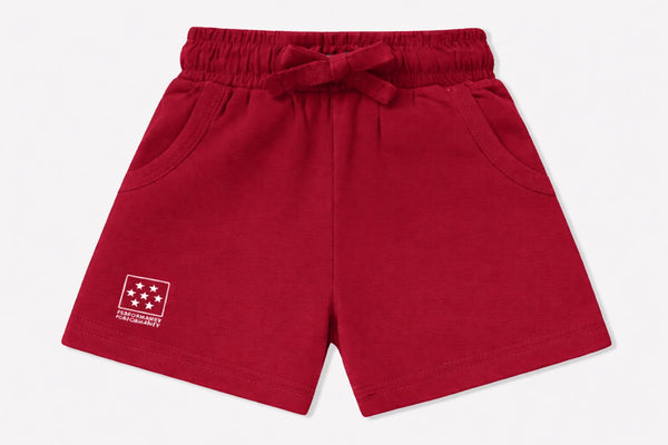 Kids Court Shorts Red