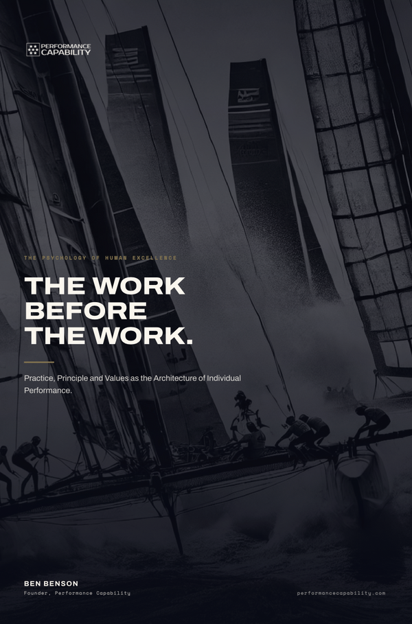 The Work Before The Work.