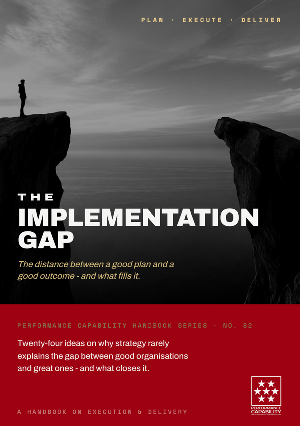 The Implementation Gap