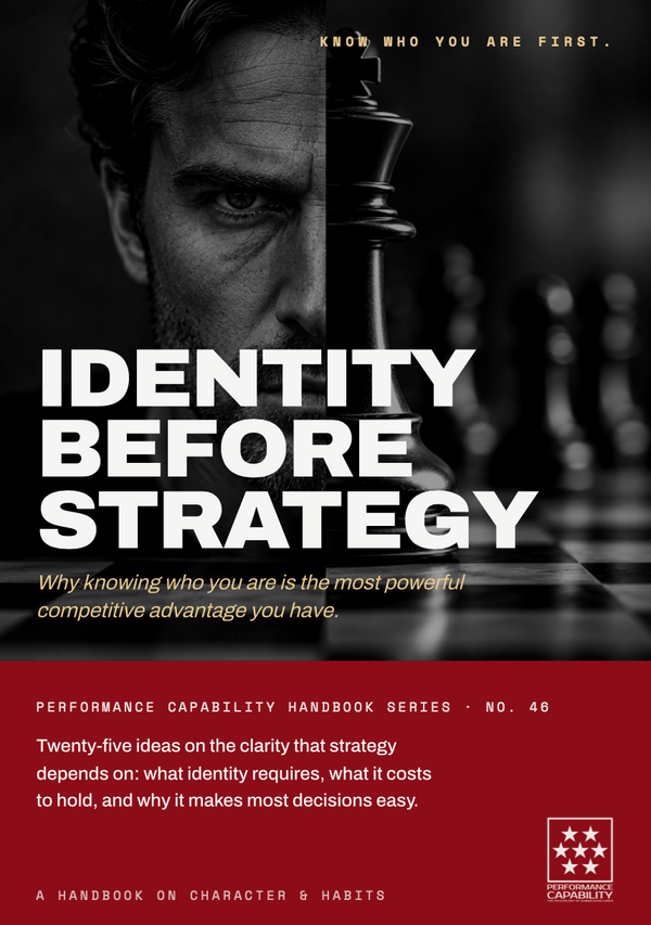 Identity Before Strategy