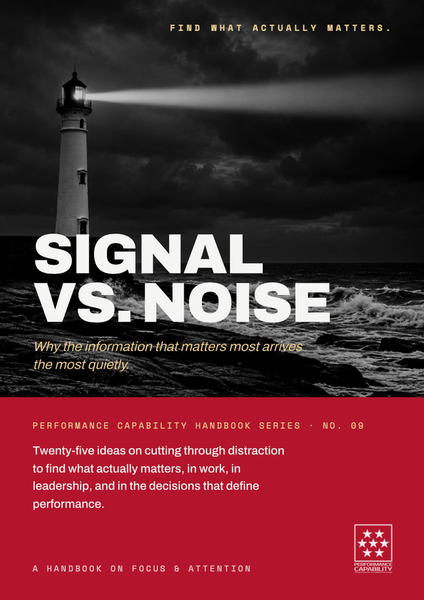 Signal vs. Noise
