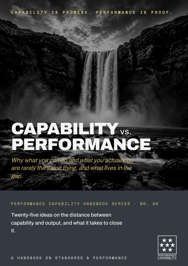 Capability vs. Performance