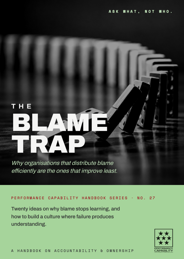 The Blame Trap