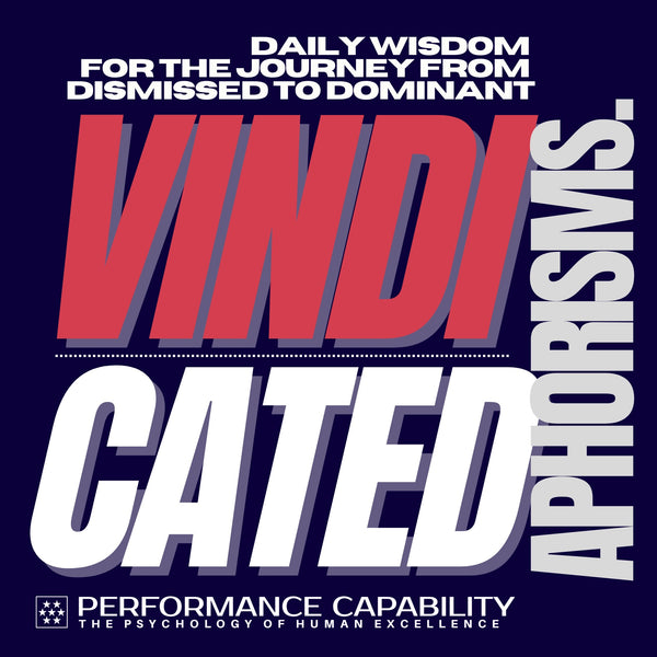 Vindicated - Aphorisms Book