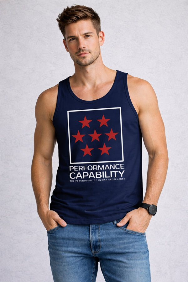 Men's Evoke Tank Top Blue/Red