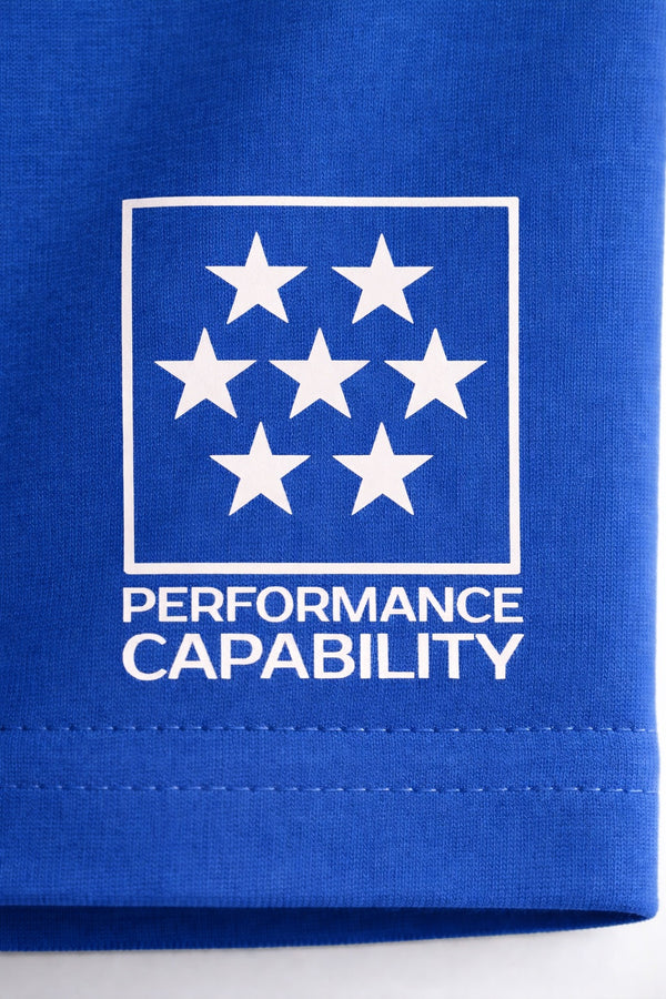 Kids Superstar Short Sleeved Tee Blue