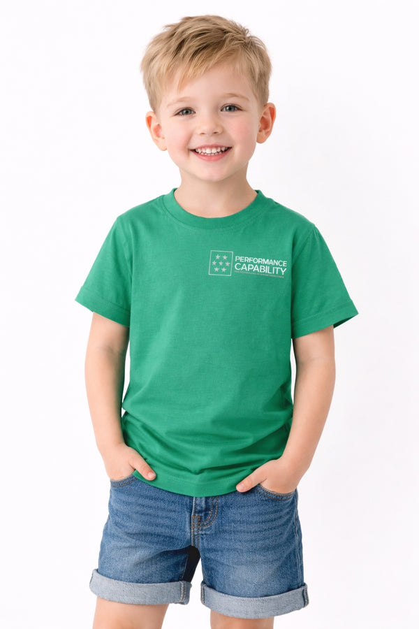 Kids Superstar Short Sleeved Tee Green