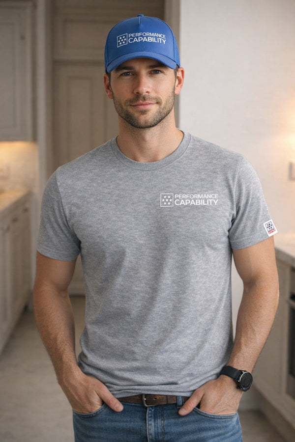 Men's Core Line Grey Tee Shirt