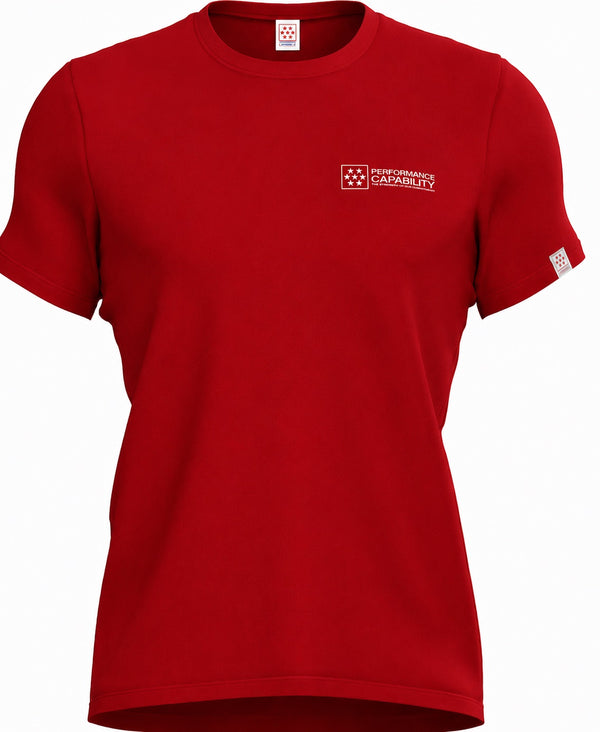 Men's Core Line Red Tee Shirt