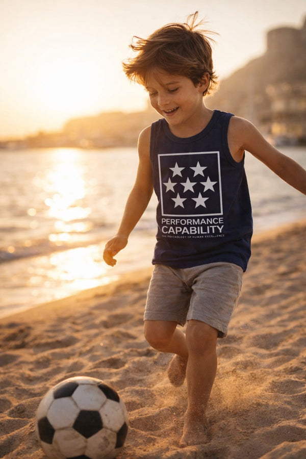 Kids SS Tank Top Navy