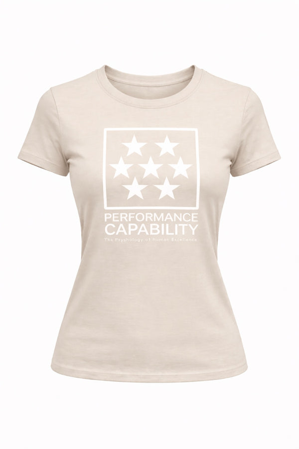Womens SS Short sleeve Tee White Sand